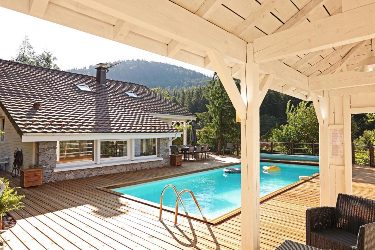 Le Chalet Blanc - Jacuzzi / Piscine / Sauna Gérardmer Exterior foto