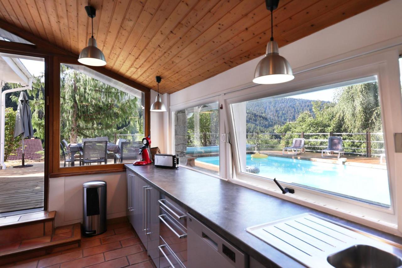 Le Chalet Blanc - Jacuzzi / Piscine / Sauna Gérardmer Exterior foto